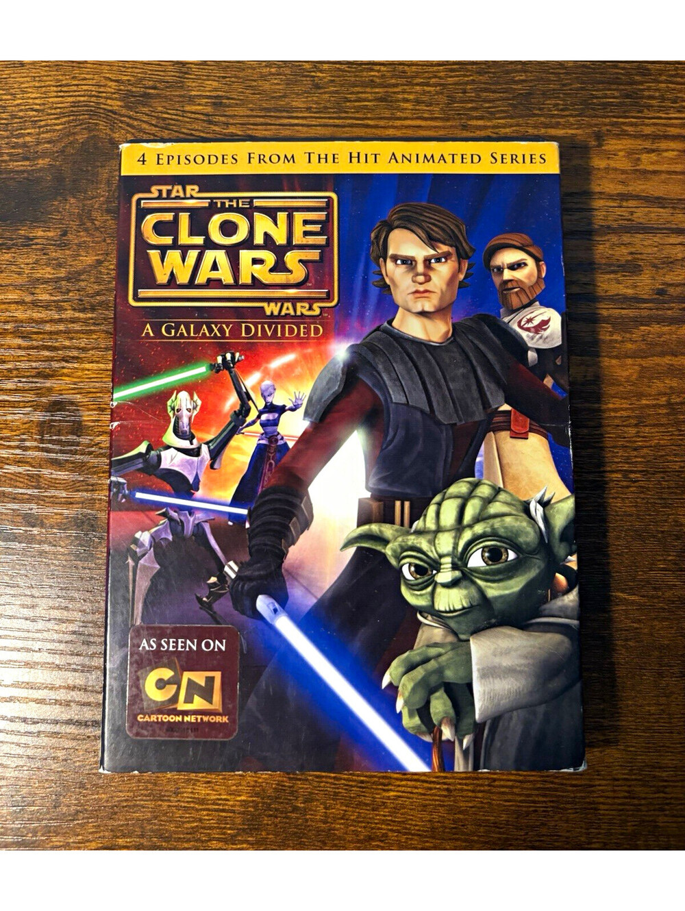 Star Wars The Clone Wars: A Galaxy Divided DVD – 4 Episodes